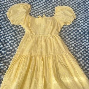 Jessica Simpson Yellow Dress